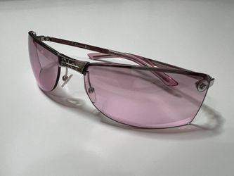 Vintage Christian Dior Adiorable Pink Lightly Mirrored Sunglasses