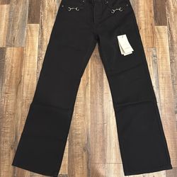 Black Denim Gucci Horsebit Jeans by Demna size 34