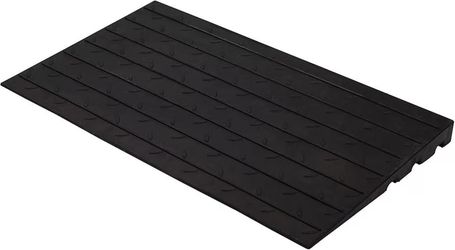 ❤️‍🔥 2.5'' Rise Rubber Threshold Ramp for Home Driveways, 33000 LBS Capacity $40