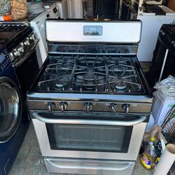 FRIGIDAIRE 30" STAINLESS STEEL 5 BURNER GAS STOVE 