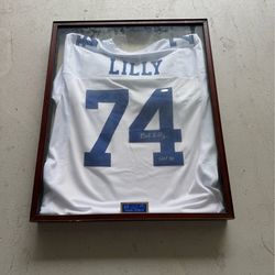 Bob Lilly autographed jersey