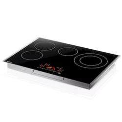 Black Electric Cooktop  Sharp 30"