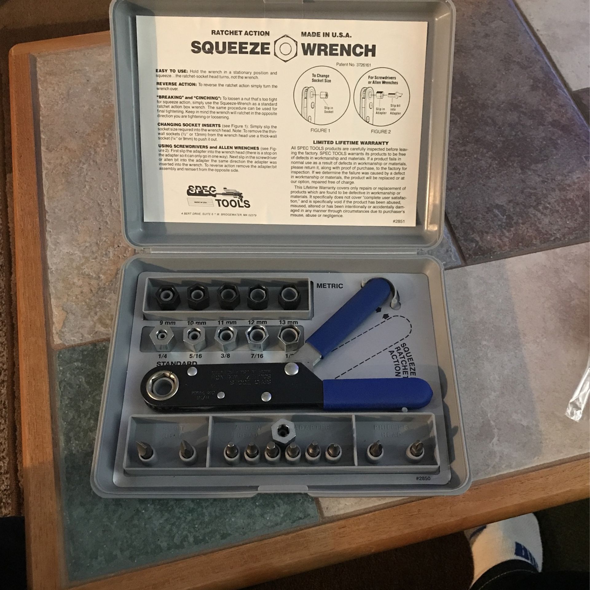 Squeeze Wrench Set