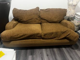 Brown, soft Couch