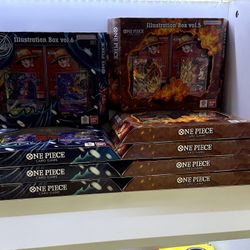 One of Piece Card Game Illustration Box Vol. 5 & 6 (Lot of 9)