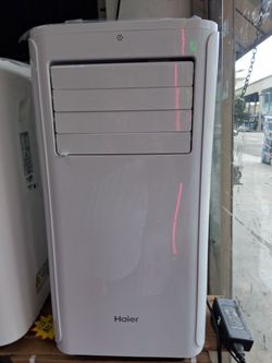 Best deals.  9000btu portable ac by Haier.  Complete set new with warranty.
