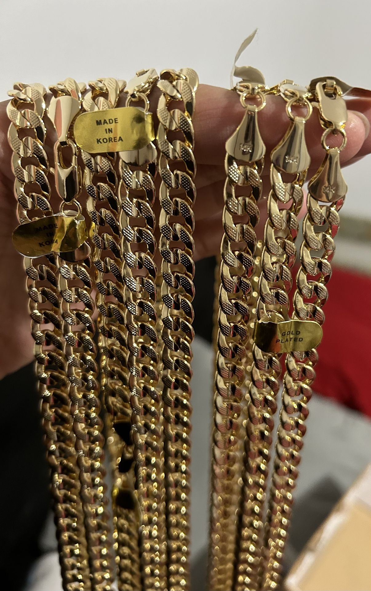 14k Gold Plated Chains ($40 Each )