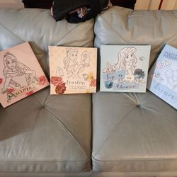 Disney Wrapped Canvases