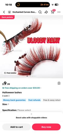 Halloween Lashes