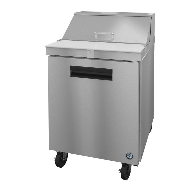 New Hoshizaki SR27B-8 27" Steelheart Sandwich/Salad Prep Table w/ Refrigerated Base, 115v