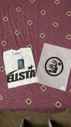 White Hellstar Shirt with logo on back includes All