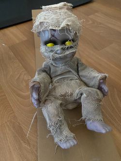 Halloween mummy doll