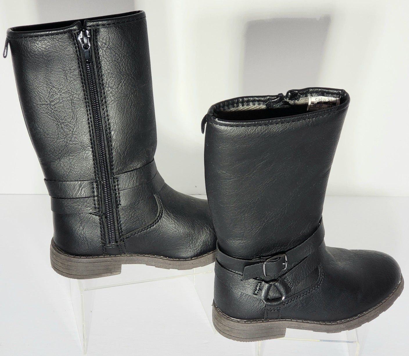 NEW Children's Toddler Girl Size 10 Black Boots