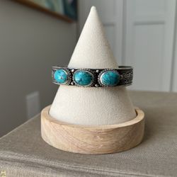 Ornate Turquoise Cuff Bracelet ( firm on price ) 