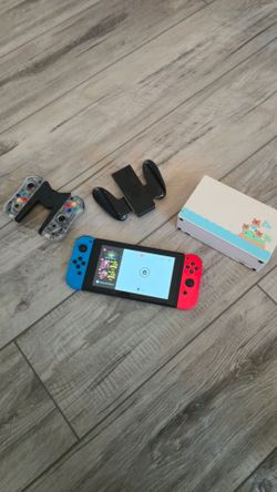 Animal crossing Nintendo Switch with Joy-Cons and Dock