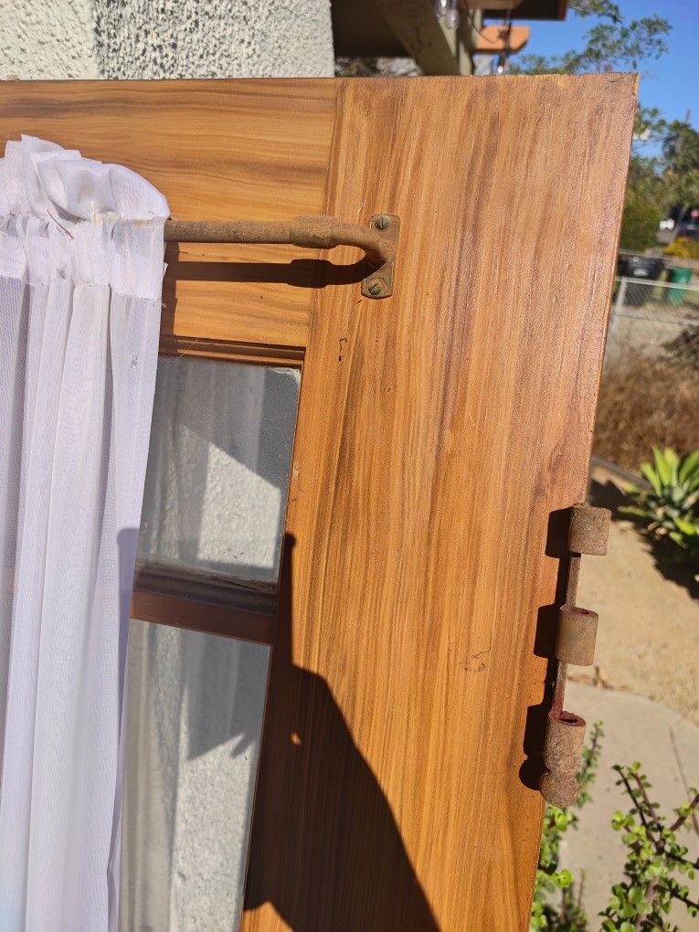 Salvaged Door From Historic Tulip House (S Pacific ST, Oceanside)