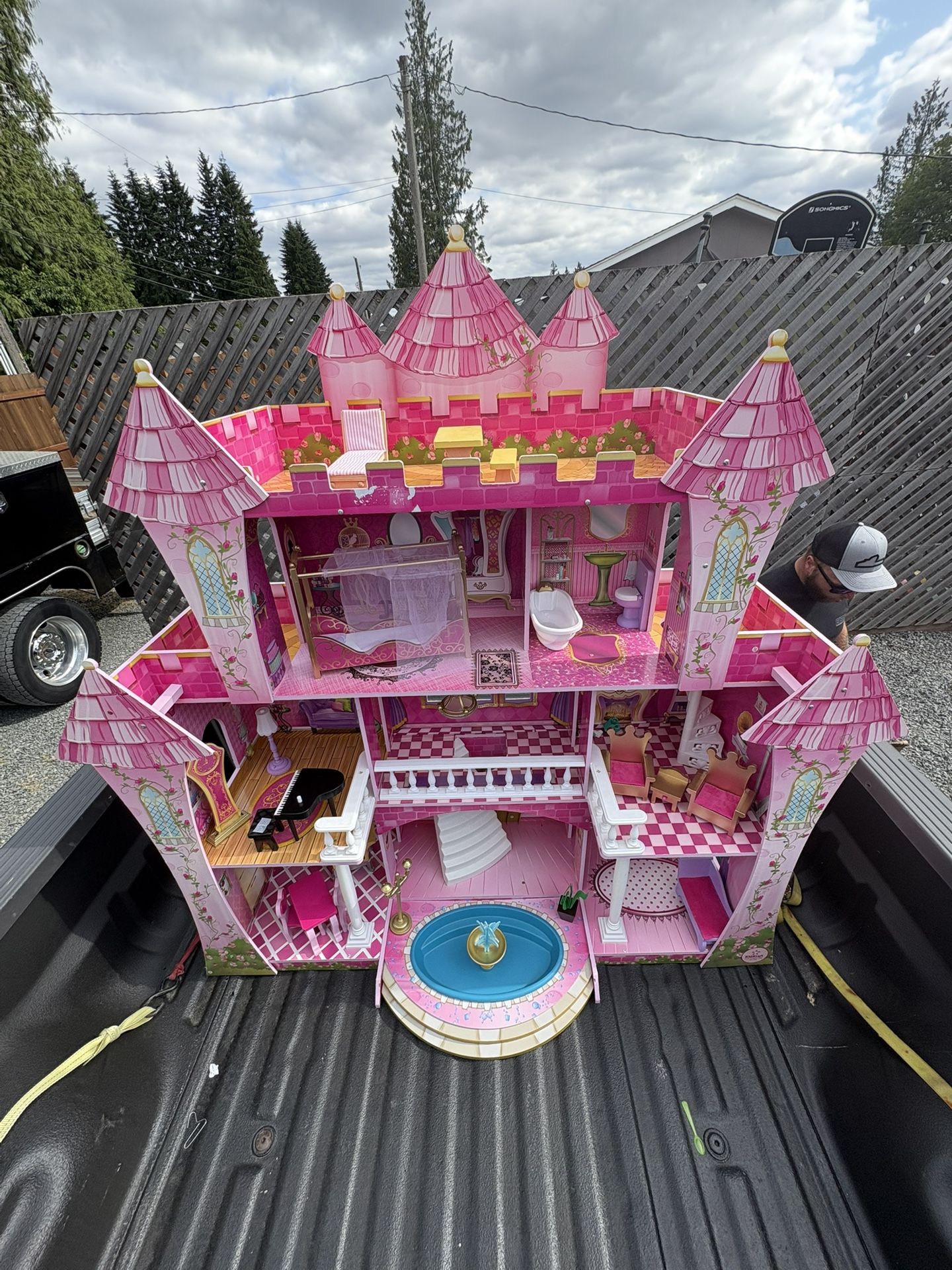 Large Wooden Doll House