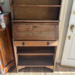 Antique Timber Fall Front Bureau