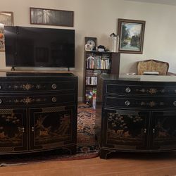 Pair Of Vintage/Antique Union National Credenzas 
