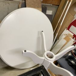 White Round Table 