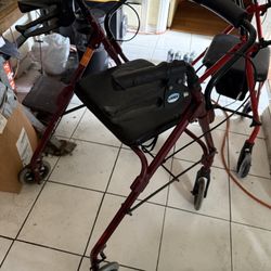 Senior Walker With Brakes