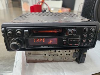 Kenwood old school pull out car stereo cassette tape