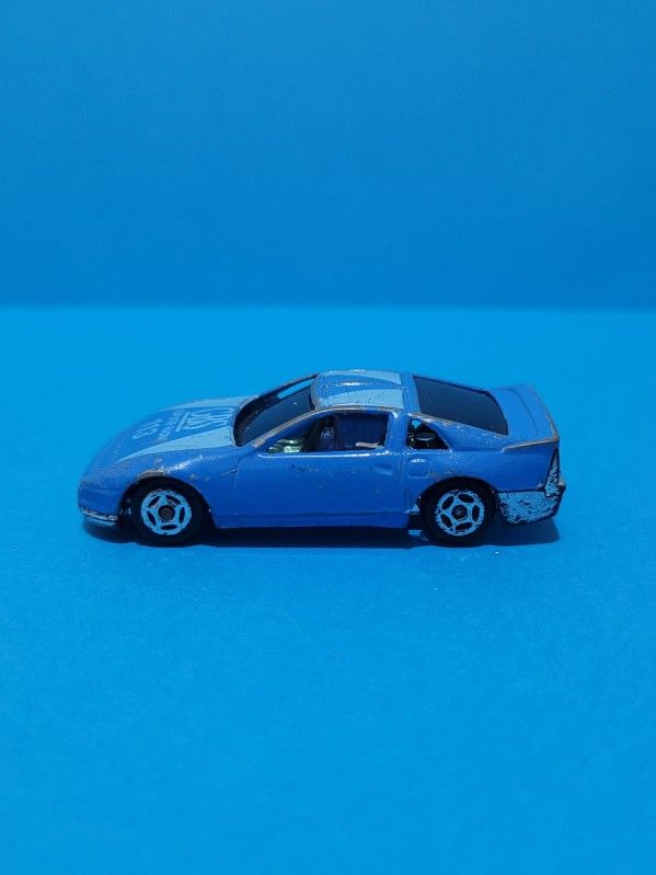 1990s Marz Karz Nissan 300ZX Blue Vintage 1:64 GBS Computer Racing 113.  