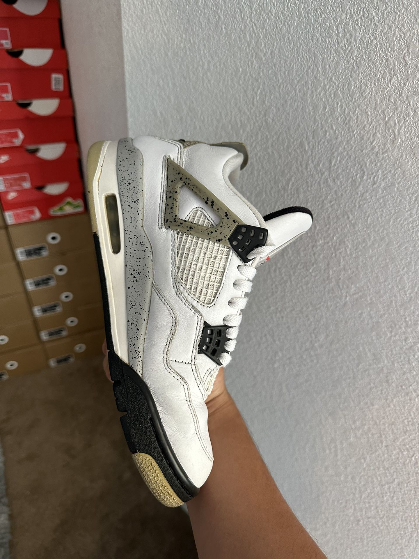 jordan 4 white cement for sale