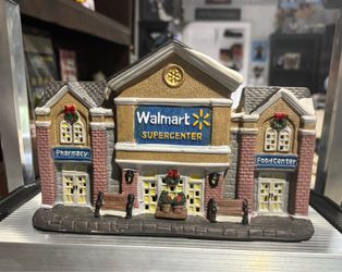 Holiday Time Walmart Supercenter Victorian Lighted Christmas Village Building 2020