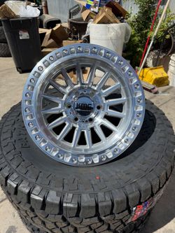 17” KMC WHEELS AND TIRES