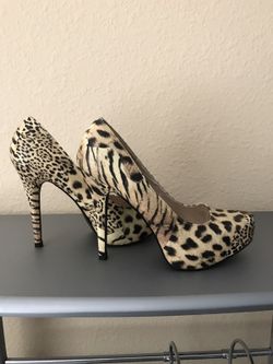 Leopard heels