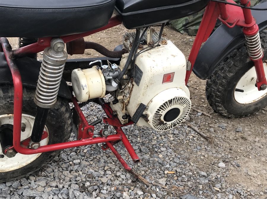 Vintage 1960s Manco Thunderbird mini bike