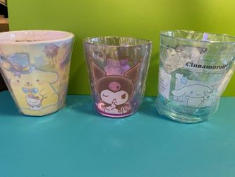 Sanrio Cups Kuromi Cinnamoroll Pom Pom New