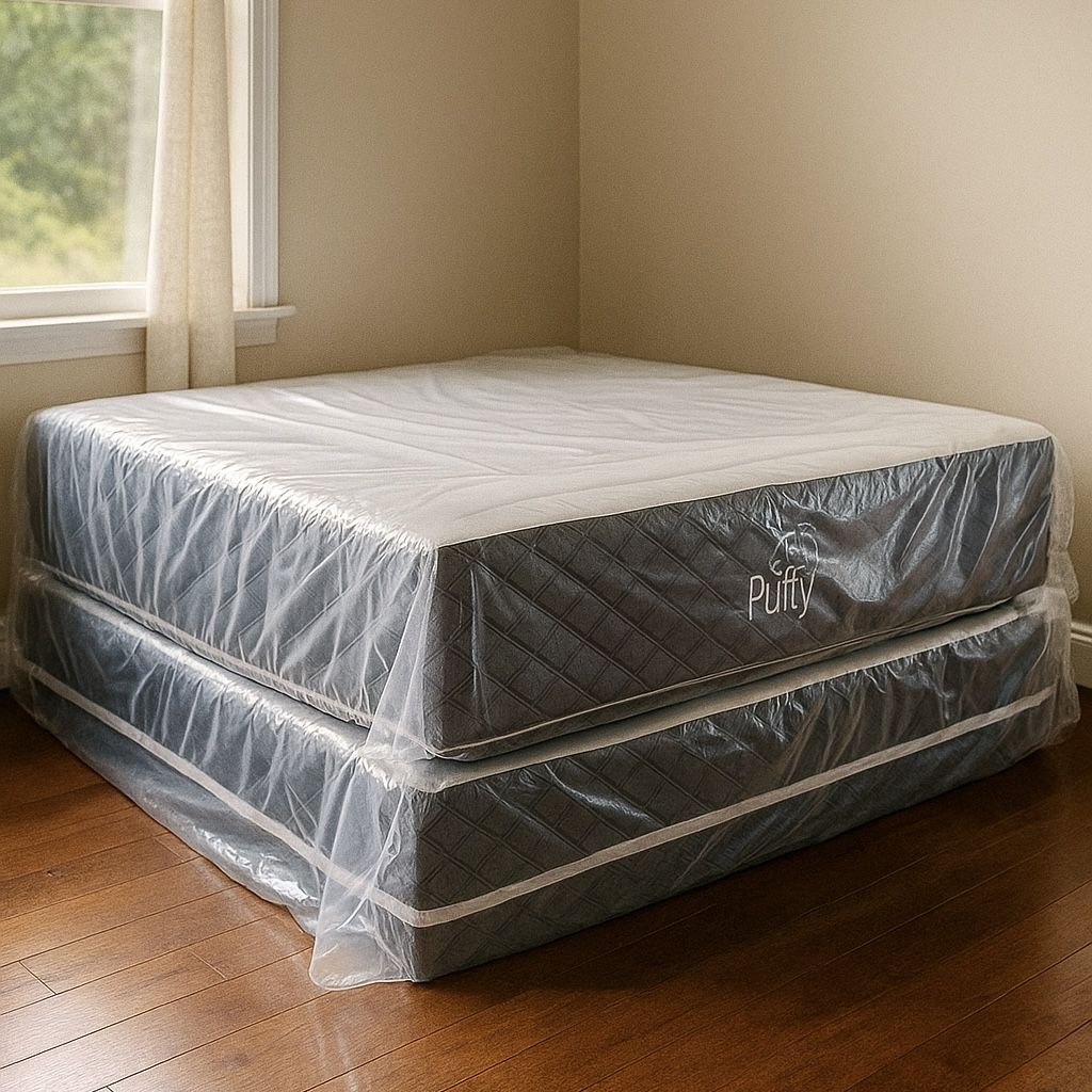 Queen Size Mattress Memory Foam Puffy Of 12” Inches Thick Firm New From Factory Wrapped in Plastic Same Day Delivery 🚚