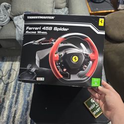 Trustmaster Ferrari 458 Spider Racing Wheel 