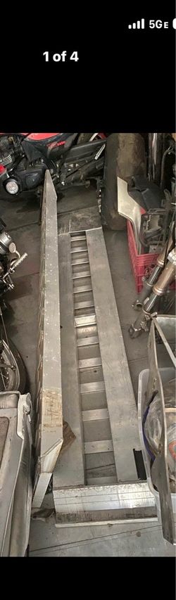 Skid steer aluminum loading ramps 10000 lbs