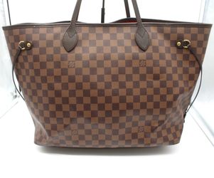 Louis Vuitton Neverfull GM Damier Ebene Tote + Pochette  Box Dust Bag