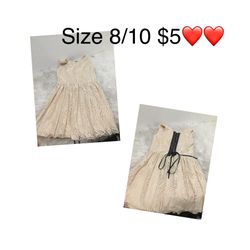 Dress Great Condition For Girls Size 8/10 ❤️❤️❤️firm Price F 
