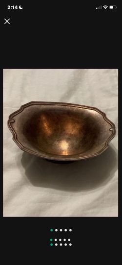 Vintage Silver Plated Serving Bowl  Dish