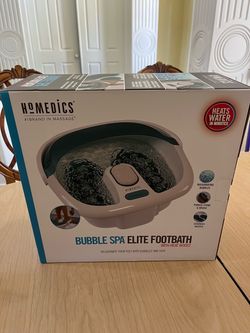 HoMedics Bubble Spa Elite Footbath with Heat Boost