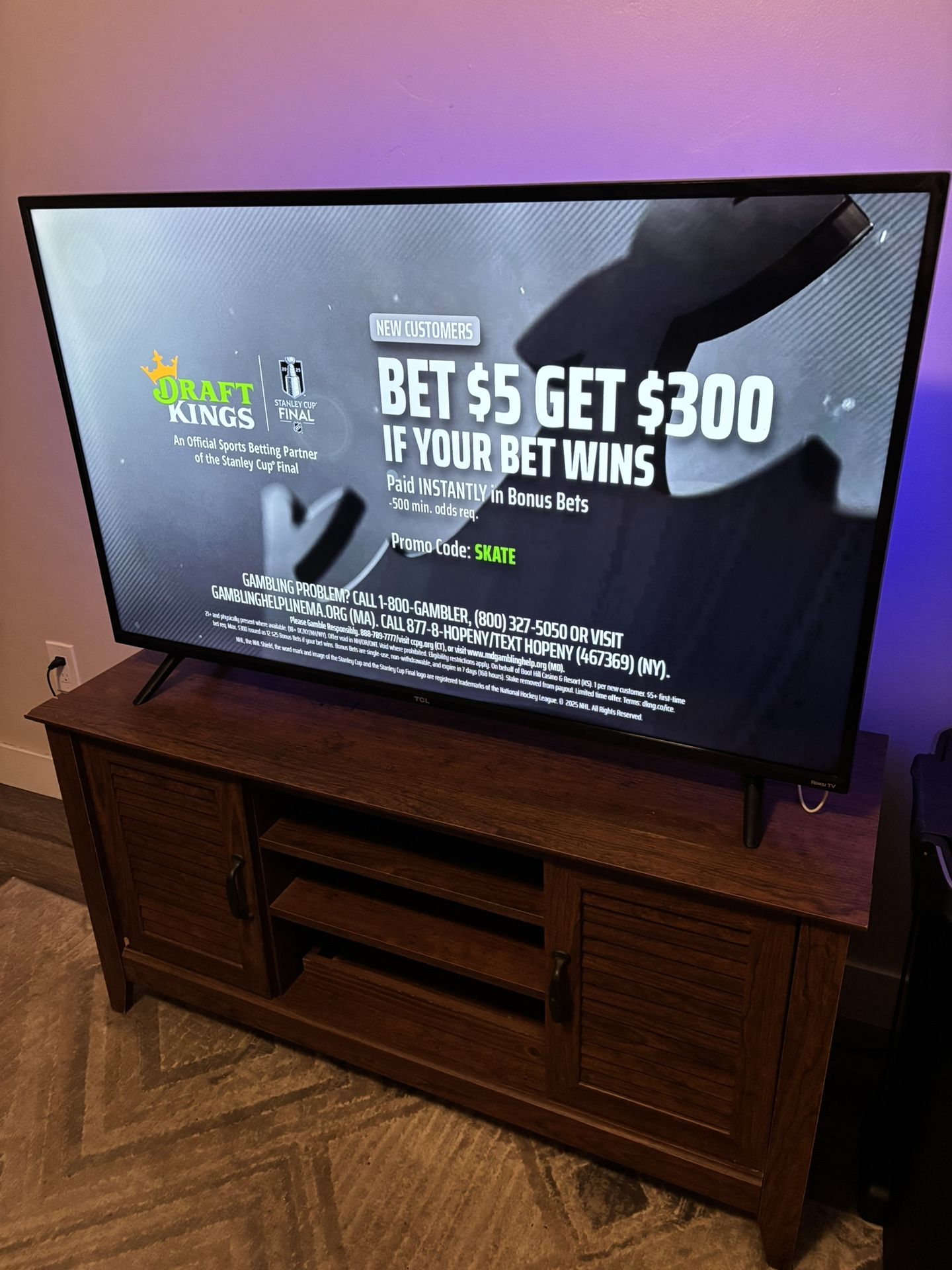 50” TCL Roku TV
