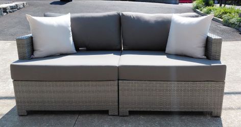 Sunbrella sofa & chaise lounge / ottoman