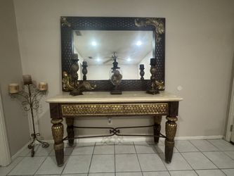 Mirror &console Table Set $1000