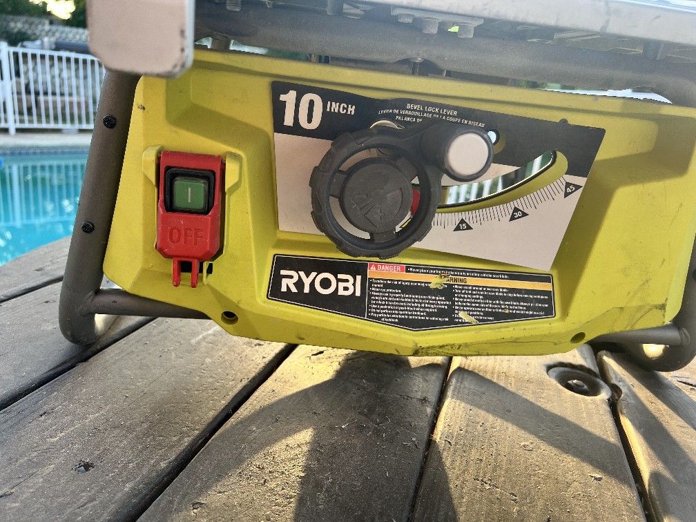 10inch RYOBI Table Saw