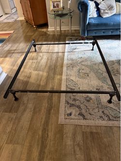 Queen/Full Metal Bed Frame with Box Spring