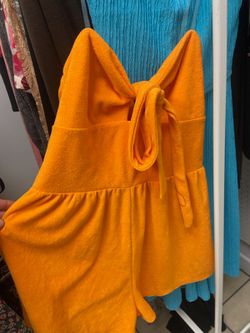 Orange Romper