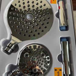 Dual Filtered Handheld Shower Heads Combo