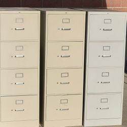 Filing Cabinets 3 for $60 Or $25 For One