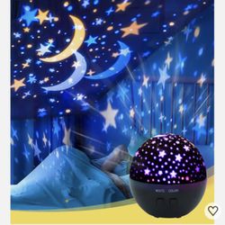 ✨ Projector Night Light – Luz Proyectora de Cielo Estrellado