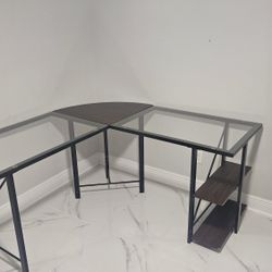Glass Desk